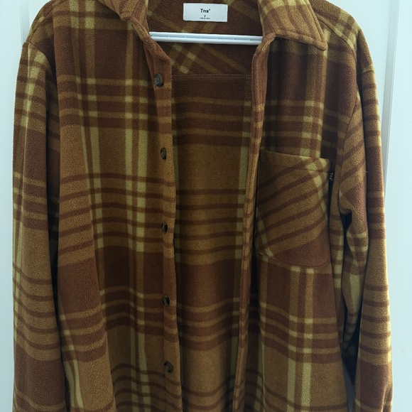 ARITZIA Plaid Fleece Jacket - Picture 3 of 7